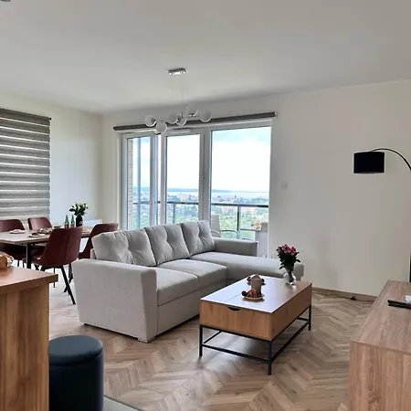 Maya'S Flats & Resorts 100 Sea View - 3 Pokojowy Apartament Na Letnicy Gdańsk Eksteriør bilde